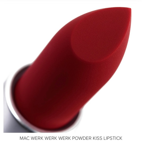 Mac Powder Kiss Lipstick in Werk Werk Werk - Picture 3 of 6
